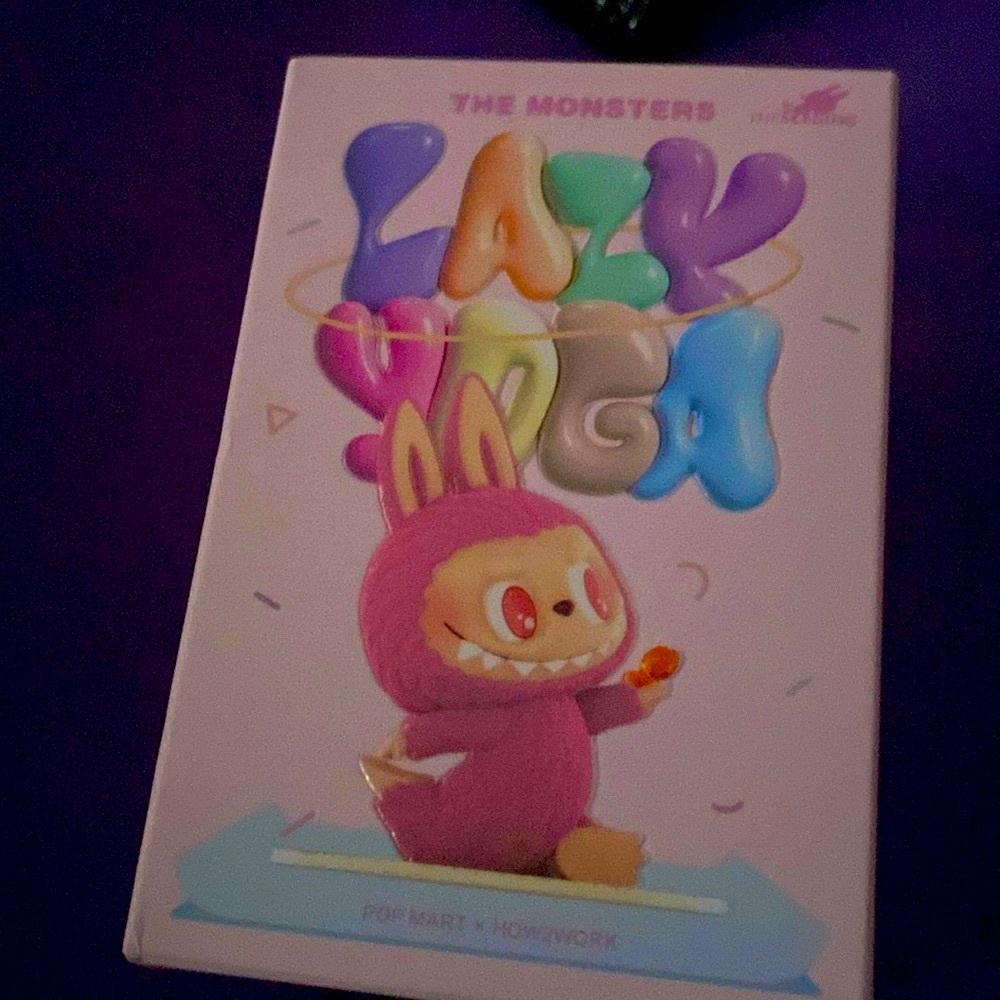 Labubu. Lazy yoga Pop Mart Collectible New in box